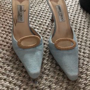 Denim Jimmy Choo shoes 38 1/2